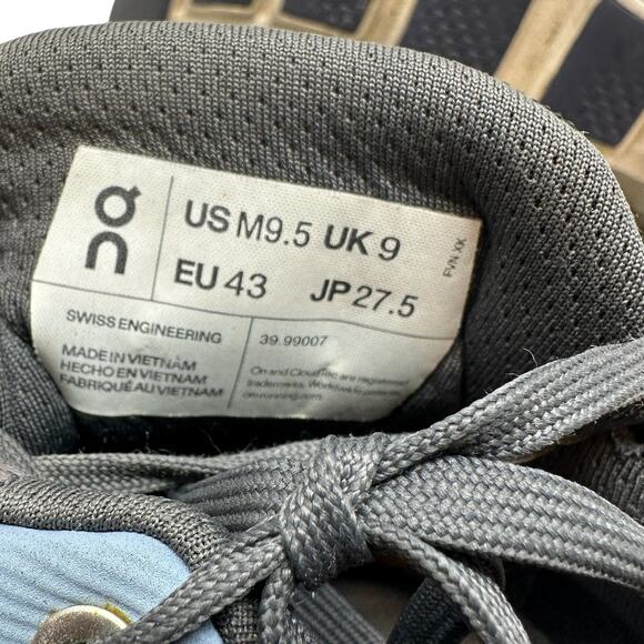 On Running Cloudstratus Sneakers Textile Swiss Engineering Blue Mens Size 9.5 - Picture 12 of 12